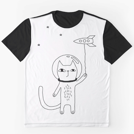 cat cartoon shirt